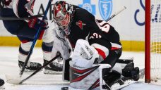 Colten Ellis stops 37 shots for first career shutout in Sabres win over Blue Jackets